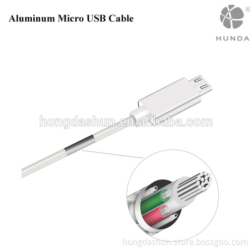 Wholesale Alibaba logo custom 28awg & 24awg retractable macro usb cable